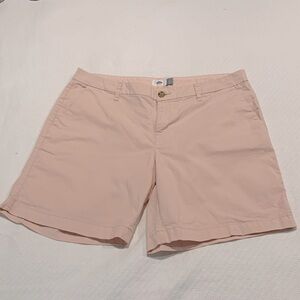 Old Navy Bermuda Shorts, Light Pink, Size 14